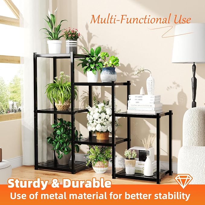 Simple Trending Plant Stand Indoor Outdoor, Heavy Duty Metal Waterproof 7 - Image 2
