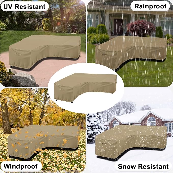OutdoorLines Waterproof Outdoor Patio Sectional Cover - Image 7
