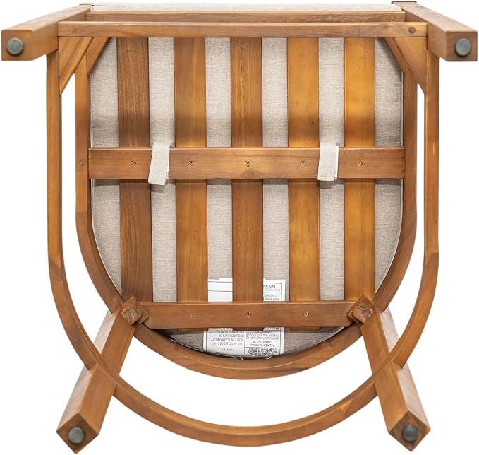 Christopher Knight Home Kuart Acacia Wood Outdoor Bar Stool Set of 2 - Image 2