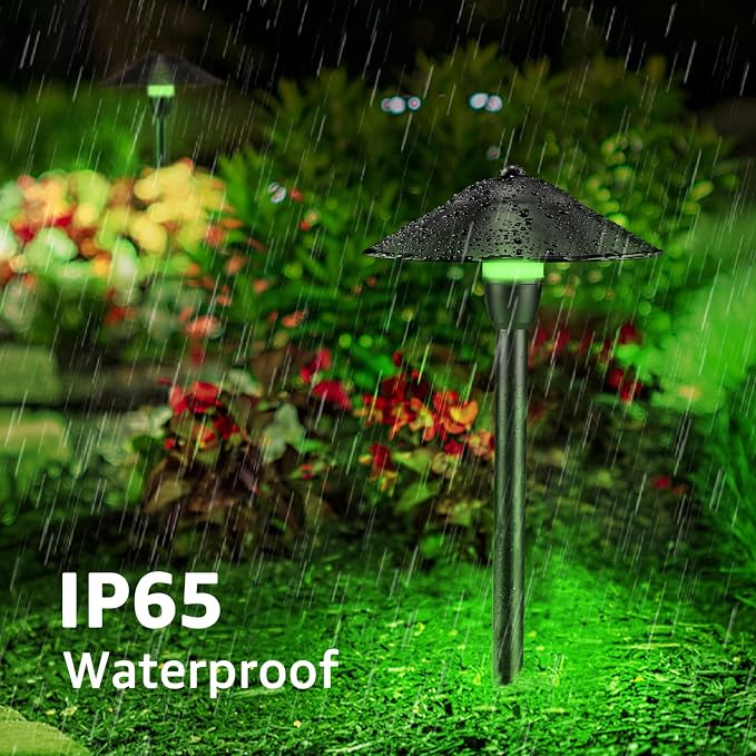 SUNVIE RGBW Low Voltage Pathway Lights 3W Color Changing Landscape Lights - Image 5