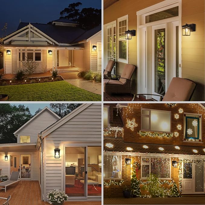 Porch Light with GFCI Outlet Built in, Dusk to Dawn Outdoor Lighting with Outlet - Image 7
