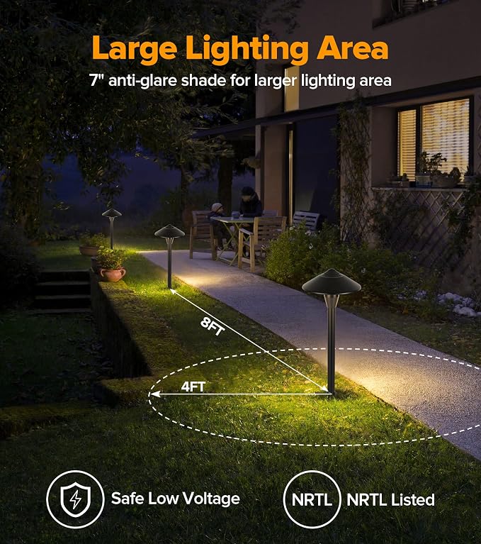 LUTEC 12V Low Voltage Landscape Lighting, Die-cast Aluminum Spot Lights - Image 6