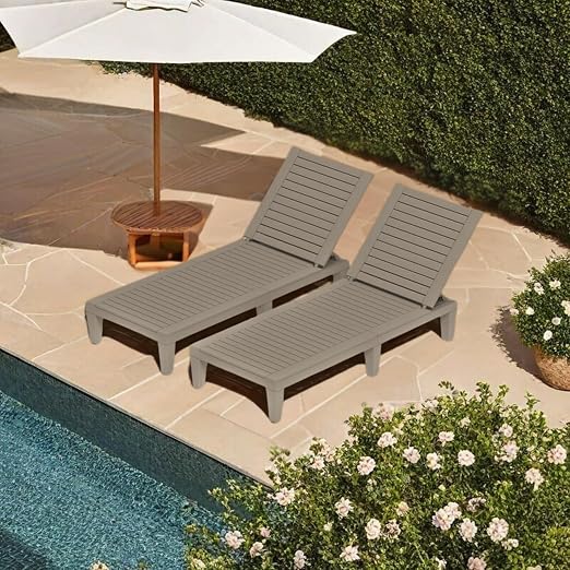 YITAHOME Patio Lounge Chair Set of 4, Outdoor Chaise Lounge - Image 7
