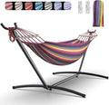 Double Hammock with Heavy-Duty Steel Stand, Easy Assembly, 600lbs Weight by Unknown