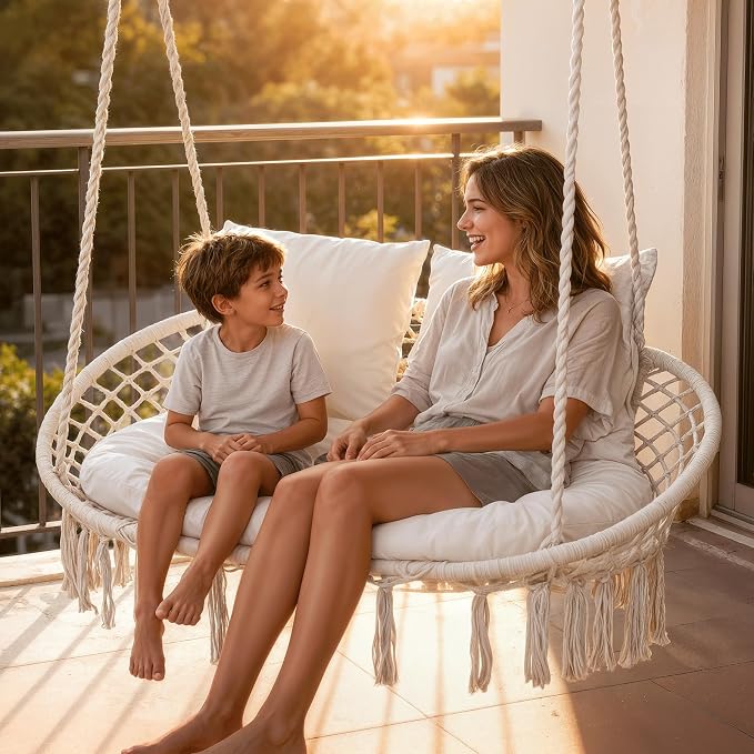 Magshion Double Hammock Swing Chair - Image 3