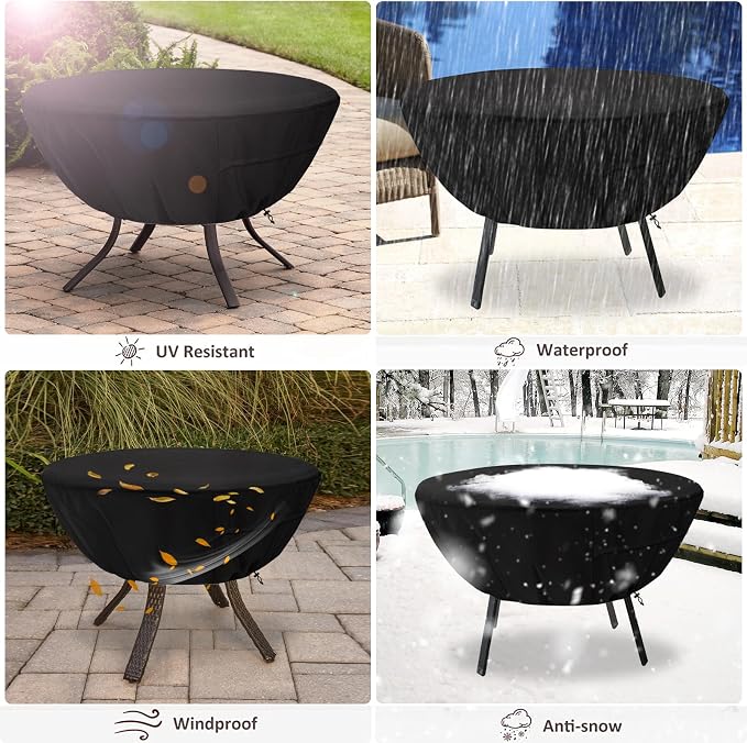Round Patio Table Cover, Suitable - Image 5
