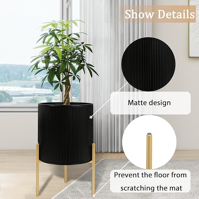 ARNIS Modern Plant Pots, Large Size Metal Pots - Image 3