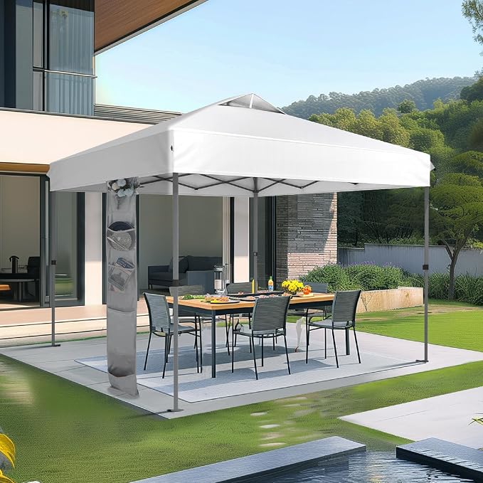 Sophia & William Canopy Tent Pop Up 10x10 ft, One Person Push Set Up Tent - Image 7