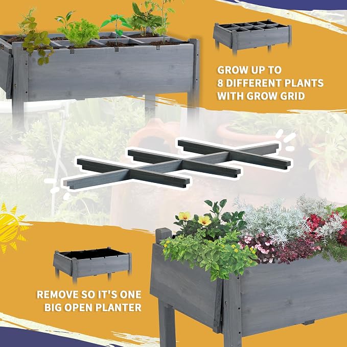Outsunny Raised Garden Bed - Image 3