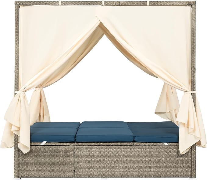 Wicker Metal Outdoor Pool Furniture - Image 4