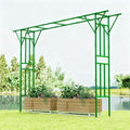 Twira Flat Top Garden Arch Trellis, 11FT x 9FT Extra Large Garden Trellis by TWIRA