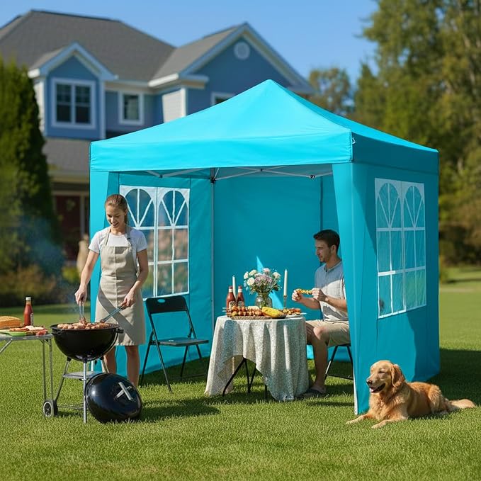 Outvita 6.5x6.5ft Pop Up Canopy Tent, Outdoor Instant Shelter Folding Canopy - Image 7