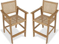 Poly Lumber Outdoor Bar Stools, Durable HIPS Material by Mosbrisa