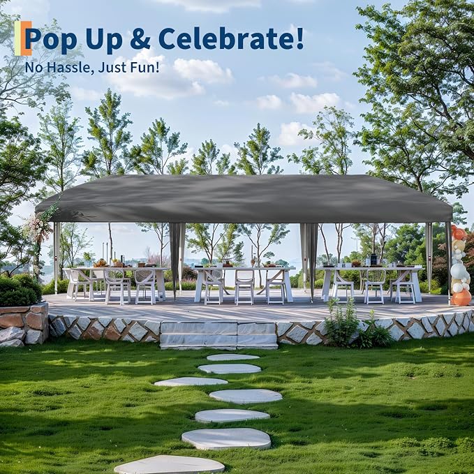 10x30 Pop Up Canopy with 8 SideWalls - Image 5