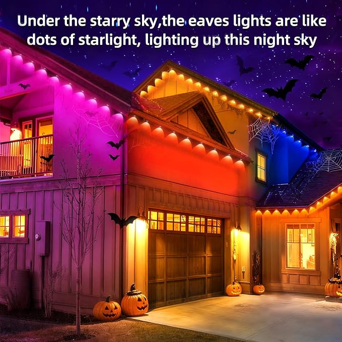 500ft permanent outdoor light, RGB outdoor eave lights - Image 6