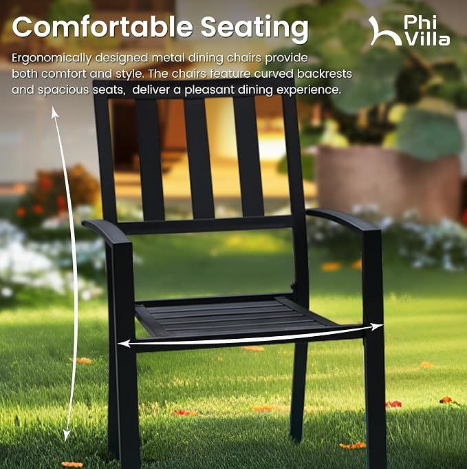PHI VILLA 7 Piece Outdoor Dining Set - Image 6