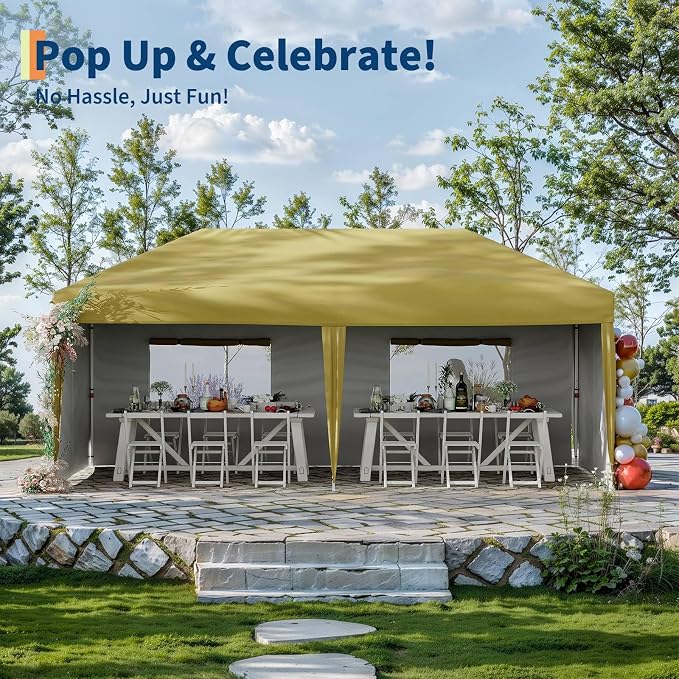 Garvee 10x10 Pop Up Canopy Tent, Heavy Duty Commercial Instant Shelter - Image 5