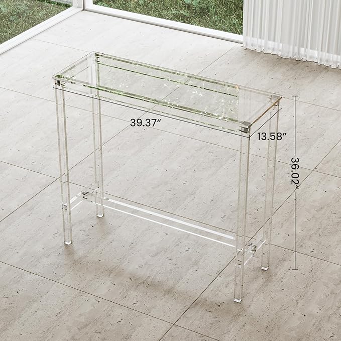 Sumerflos Acrylic Counter Height Table - Image 3