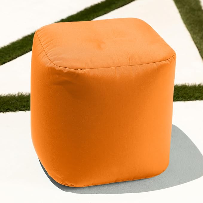 Jaxx Luckie Outdoor Patio Bean Bag Ottoman - Image 4