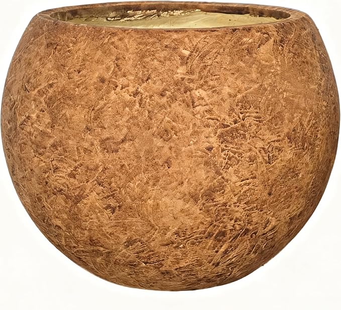 17 H x 21" Dia Round Fiberstone Planter by Panlaolao