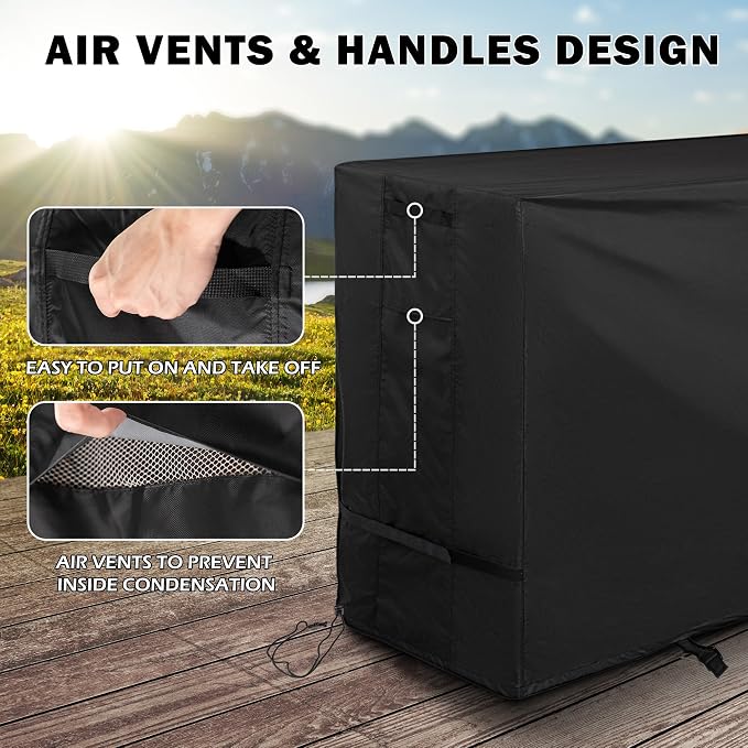 Patio Bistro Set Cover for 3 Piece Patio Set, Patio Table and Chairs Cover for - Image 4