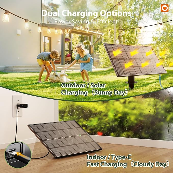 addlon 198FT Solar String Lights Outdoor Waterproof, 60+4 LED Bulbs, - Image 8