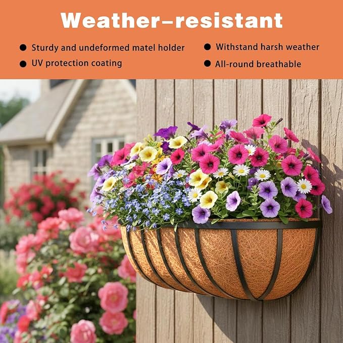 2 Pack 16" Railing Planter Window Box - Image 3