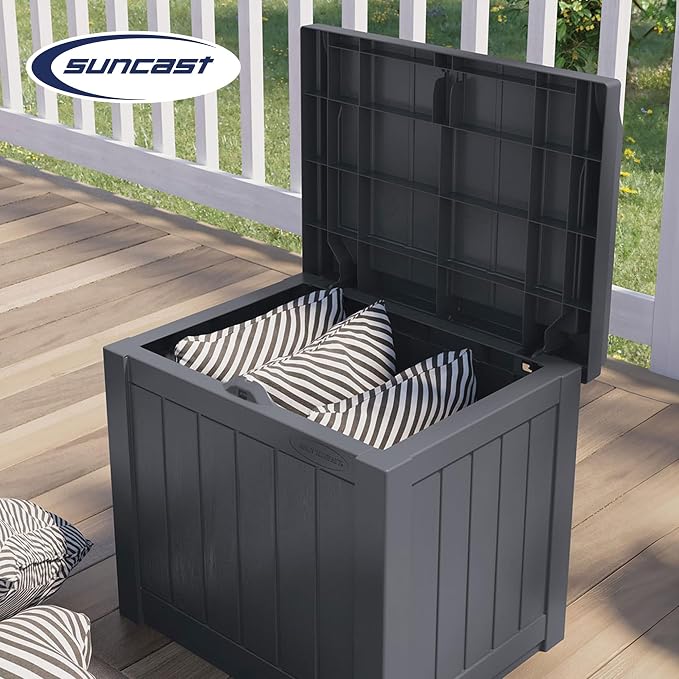 Suncast Small Deck Box Storage w/ Bench Seat - Image 6