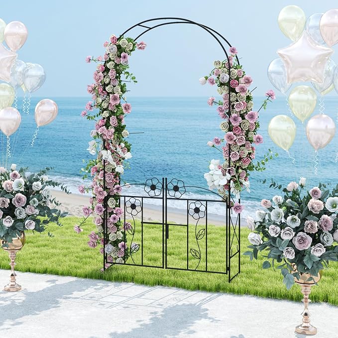 Moccha Garden Arbor, Outdoor Archway Pergola - Image 4