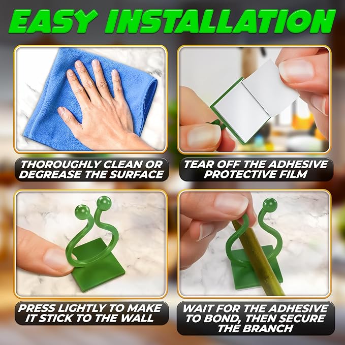 Plant Wall Clips for Climbing Plants 110 Pcs - Image 6