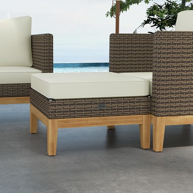 Outsunny Wooden Patio Furniture Set - Image 9