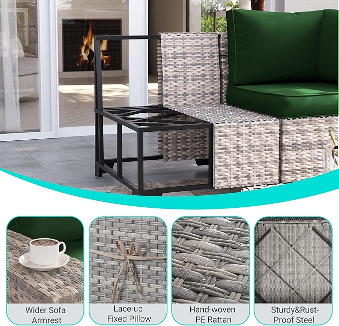 11-Piece Outdoor Patio Furniture Set - Image 5