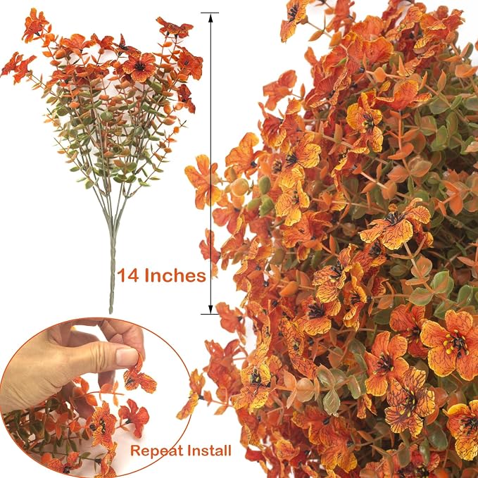 16 Bundles Artificial Fall Flowers - Image 2