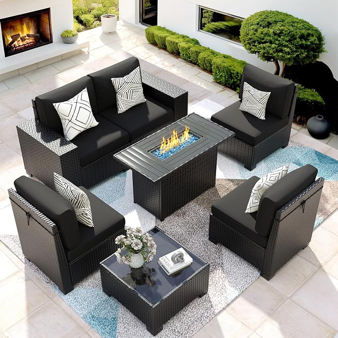 7 Piece Patio Furniture Set by VonzoyHome