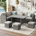 Wisteria Lane 7 Piece Patio Furniture Set, Wicker Patio Sectional by WisteriaLane