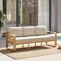 CHITA Aluminum Outdoor 3-Seater Sofa, Patio Furniture by CHITALIVING
