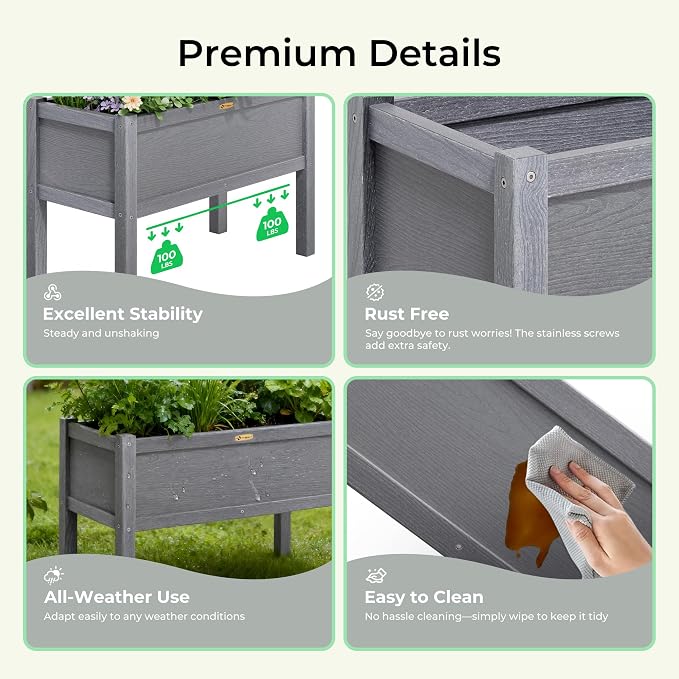 TT Nature HDPE Raised Garden Bed - Image 4