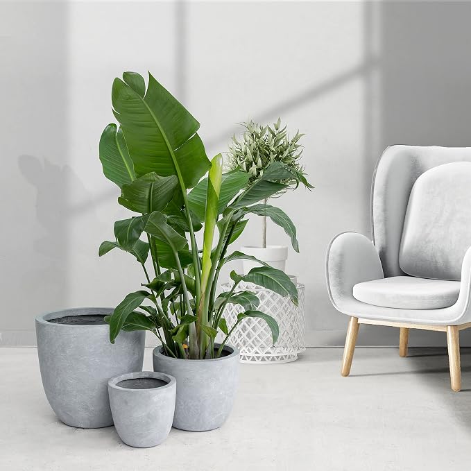 Kante 18", Outdoor Indoor Large Planter Pots - Image 2