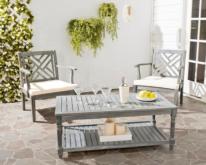 Safavieh Outdoor Collection Oakley Coffee Table - Image 2