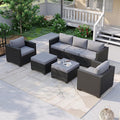 Aoxun Patio Furniture Set, 5 Piece Outdoor Sectional Sofa by Aoxun