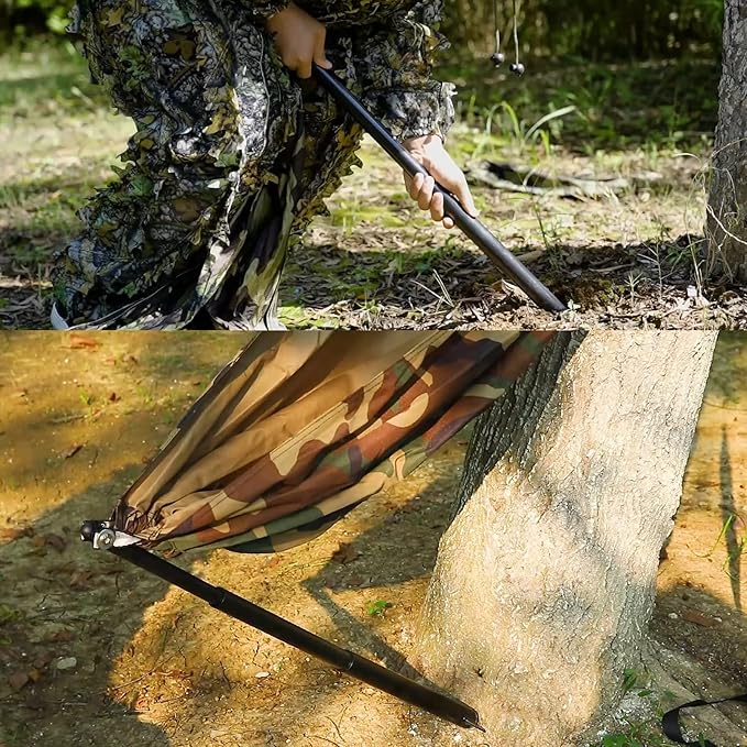 Camouflage Camping Chair Hunting Hammock Seat Hunting Hammock Chair Portable - Image 7