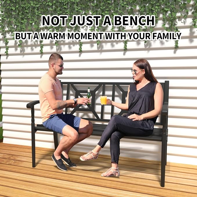 YLGJ&TIDY 50 Inches Garden Benches - Image 5