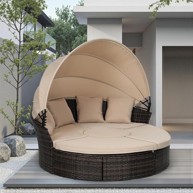 Incbruce Patio Round Daybed by Incbruce
