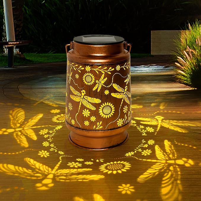 Dragonfly Solar Lantern Lights, Outdoor Lanterns by ANYTALK