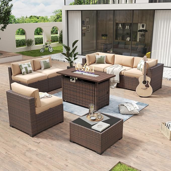 Aoxun 8 Piece Patio Furniture Set by Aoxun