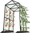 Metal Garden Arch Trellis for Climbing Plants Outdoor, 7.1FT Extra Tall by AIMUCT
