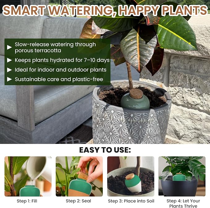 Terracotta Self Watering Planter Insert - Image 8