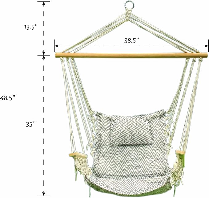 Hammock Chair Hanging Rope Swing, *12 Patterns, Quality Comfortable and - Image 2