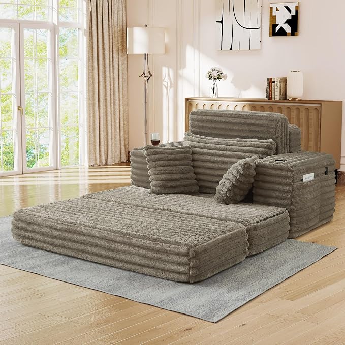 5-In-1 Oversized Chaise Lounge Chair Indoor - Image 7