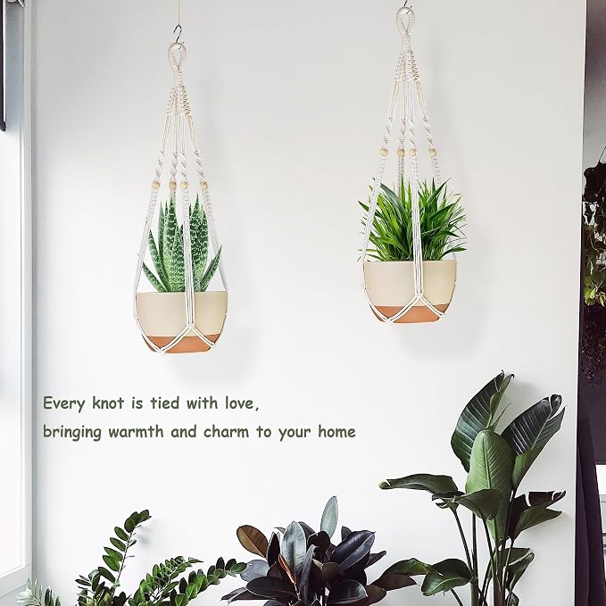 35 Inch Macrame Plant Hanger Indoor - Image 8